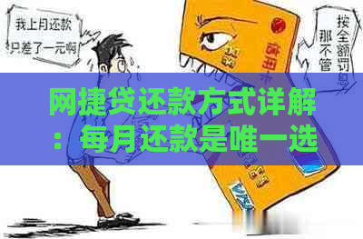 网捷贷还款方式详解：每月还款是唯一选择吗？其他还款选项如何操作？