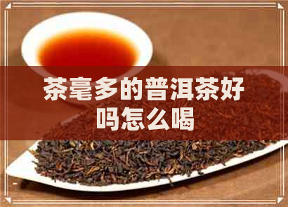 茶毫多的普洱茶好吗怎么喝