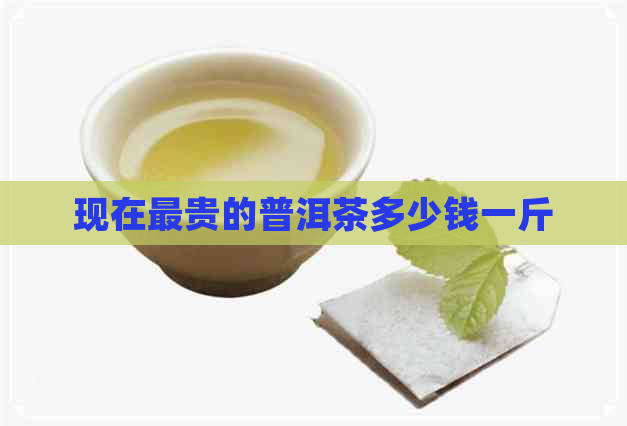 现在最贵的普洱茶多少钱一斤