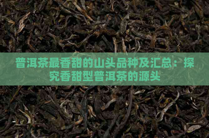 普洱茶最香甜的山头品种及汇总：探究香甜型普洱茶的源头