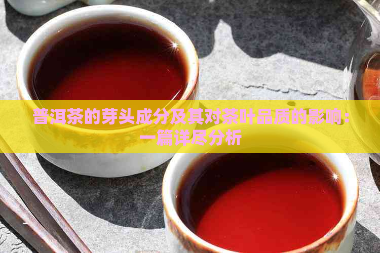 普洱茶的芽头成分及其对茶叶品质的影响：一篇详尽分析