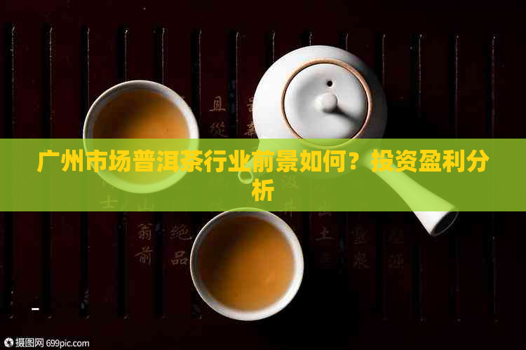 广州市场普洱茶行业前景如何？投资盈利分析