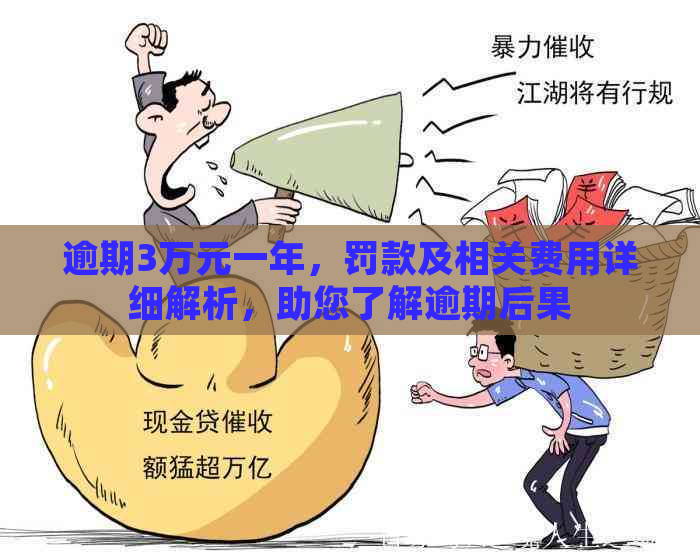 逾期3万元一年，罚款及相关费用详细解析，助您了解逾期后果