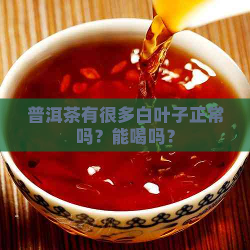 普洱茶有很多白叶子正常吗？能喝吗？