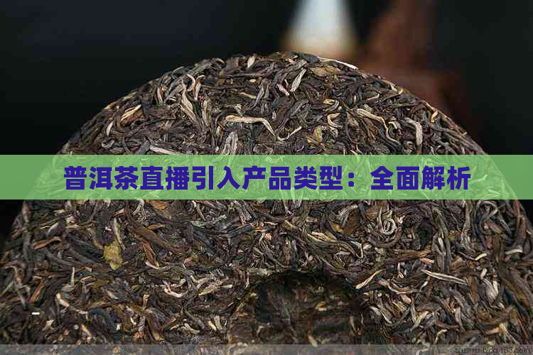 普洱茶直播引入产品类型：全面解析