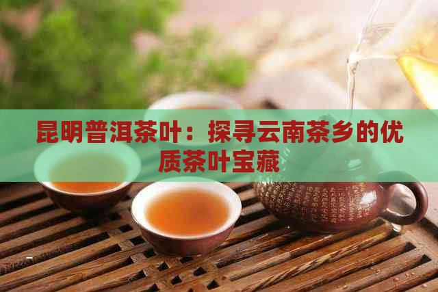 昆明普洱茶叶：探寻云南茶乡的优质茶叶宝藏