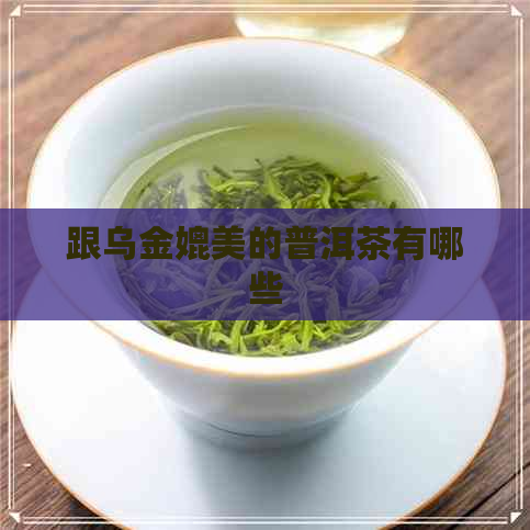 跟乌金媲美的普洱茶有哪些