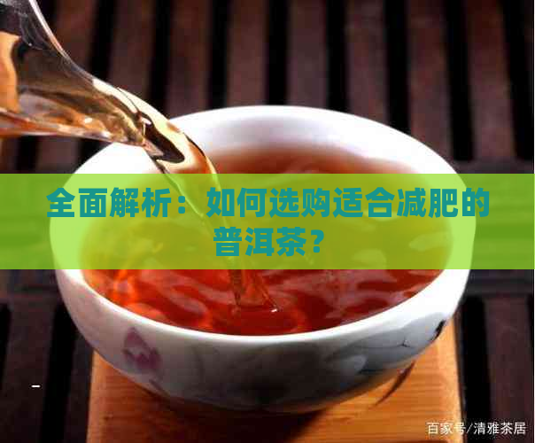 全面解析：如何选购适合减肥的普洱茶？