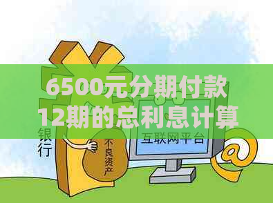 6500元分期付款12期的总利息计算方法与明细解析