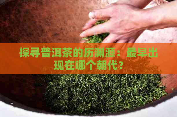 探寻普洱茶的历渊源：最早出现在哪个朝代？