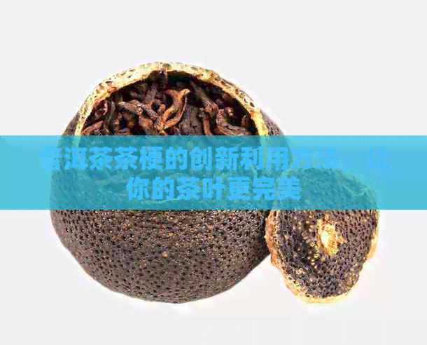 普洱茶茶梗的创新利用方法，让你的茶叶更完美