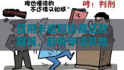 信用卡逾期协商还款期间，能否申请其他类型的贷款以解决经济问题？