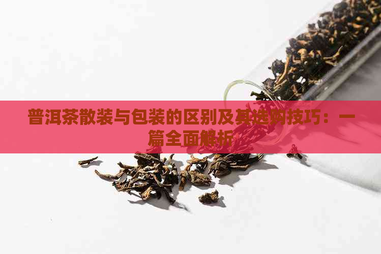 普洱茶散装与包装的区别及其选购技巧：一篇全面解析