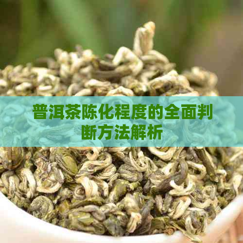 普洱茶陈化程度的全面判断方法解析