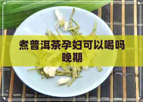 煮普洱茶孕妇可以喝吗晚期