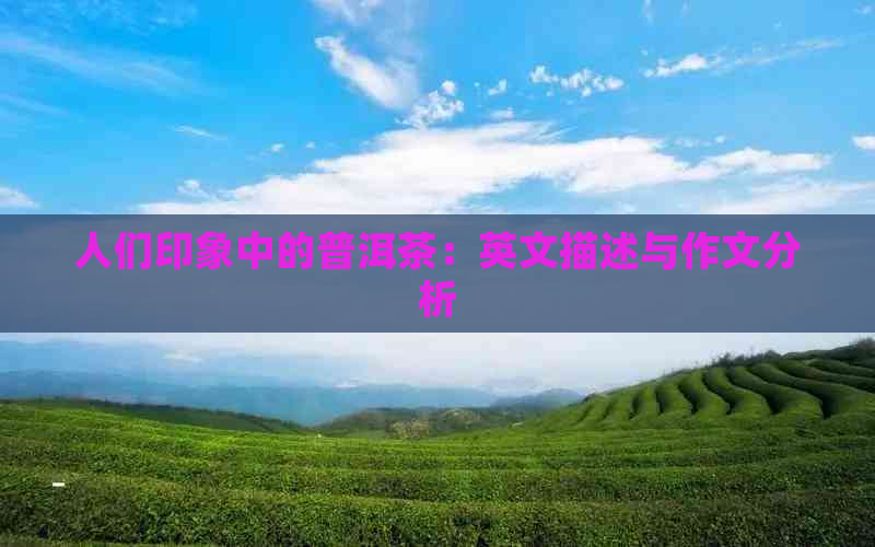 人们印象中的普洱茶：英文描述与作文分析