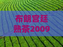 布朗宫廷熟茶2009年的价格，市场行情，收藏价值，品质鉴别，购买建议