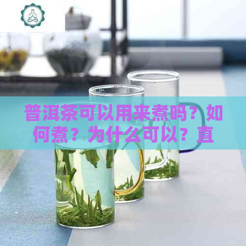 普洱茶可以用来煮吗？如何煮？为什么可以？直接煮是否可行？