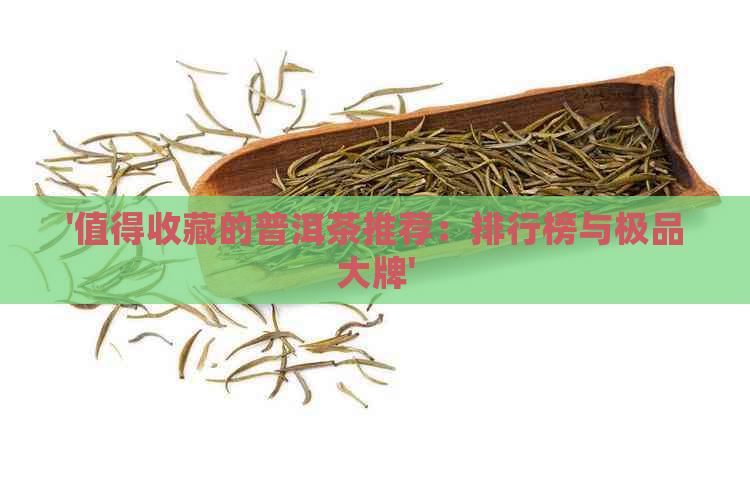 '值得收藏的普洱茶推荐：排行榜与极品大牌'