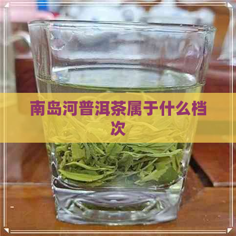 南岛河普洱茶属于什么档次