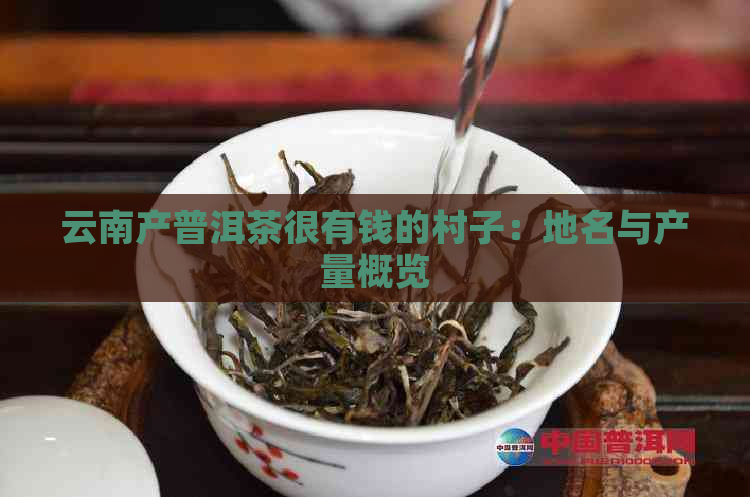 云南产普洱茶很有钱的村子：地名与产量概览