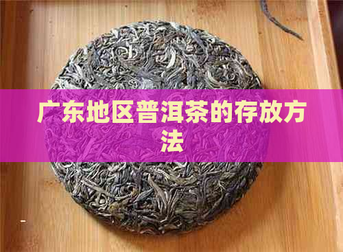 广东地区普洱茶的存放方法