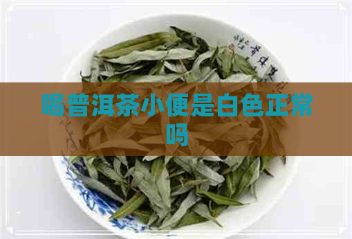 喝普洱茶小便是白色正常吗