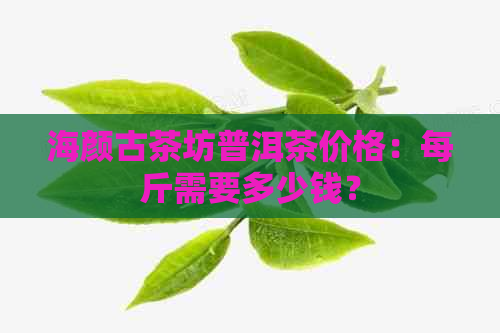 海颜古茶坊普洱茶价格：每斤需要多少钱？