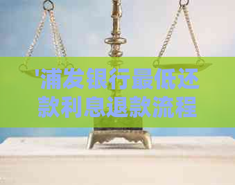 '浦发银行更低还款利息退款流程：计算与退还'