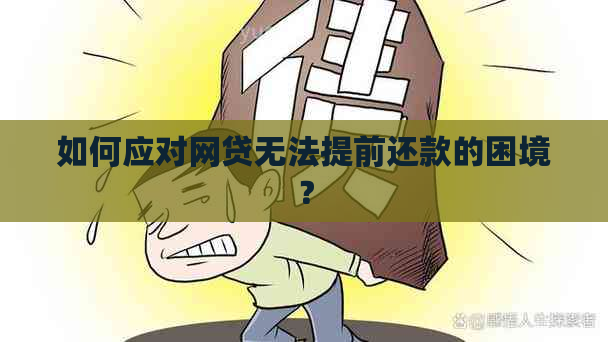 如何应对网贷无法提前还款的困境？