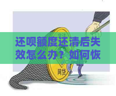 还呗额度还清后失效怎么办？如何恢复使用额度？用户常见问题解答