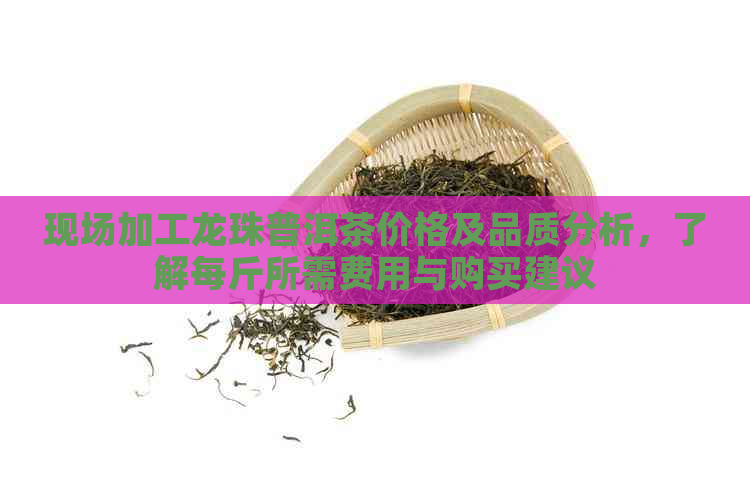 现场加工龙珠普洱茶价格及品质分析，了解每斤所需费用与购买建议