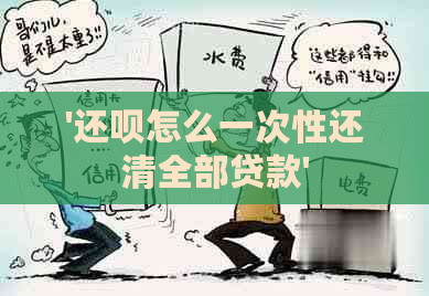 '还呗怎么一次性还清全部贷款'