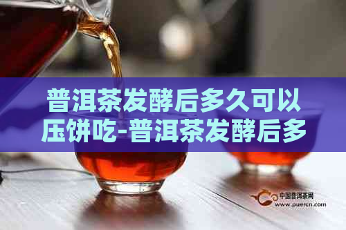 普洱茶发酵后多久可以压饼吃-普洱茶发酵后多久可以压饼吃了