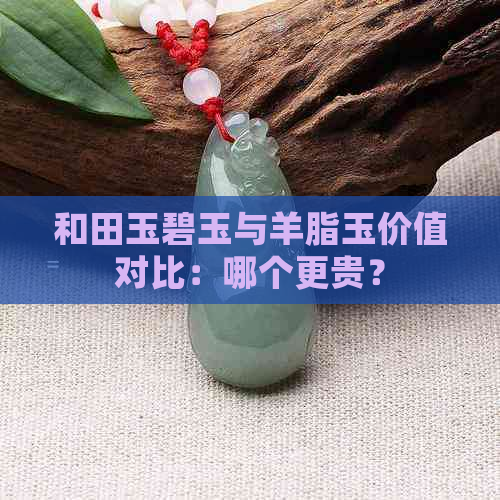 和田玉碧玉与羊脂玉价值对比：哪个更贵？