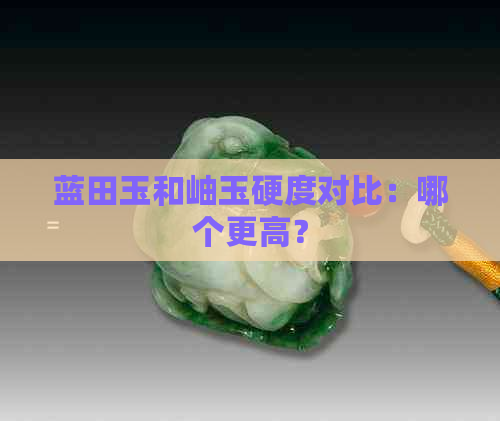 蓝田玉和岫玉硬度对比：哪个更高？