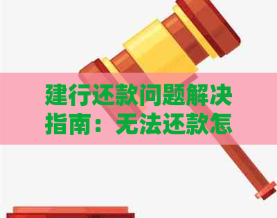 建行还款问题解决指南：无法还款怎么办？