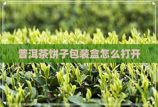 普洱茶饼子包装盒怎么打开