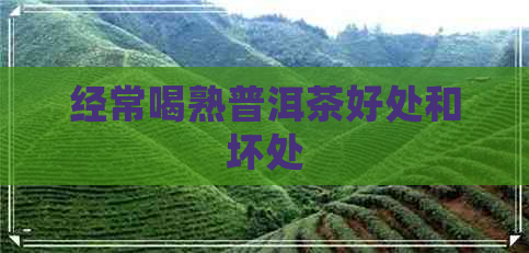 经常喝熟普洱茶好处和坏处