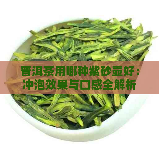 普洱茶用哪种紫砂壶好：冲泡效果与口感全解析