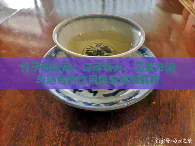 竹子普洱茶：口感特点、品鉴方法与适合的饮用场景全面解析