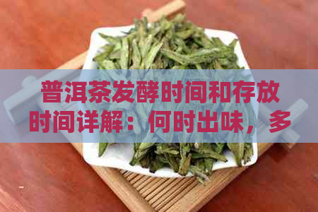 普洱茶发酵时间和存放时间详解：何时出味，多久适宜，与生产时间有何异同？