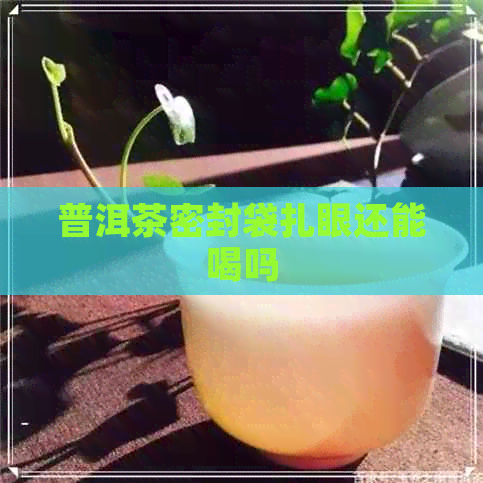 普洱茶密封袋扎眼还能喝吗