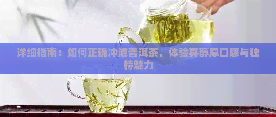 详细指南：如何正确冲泡普洱茶，体验其醇厚口感与独特魅力