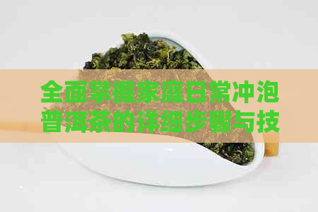 全面掌握家庭日常冲泡普洱茶的详细步骤与技巧：从选茶到品味一应俱全