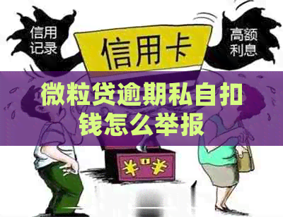 微粒贷逾期私自扣钱怎么举报