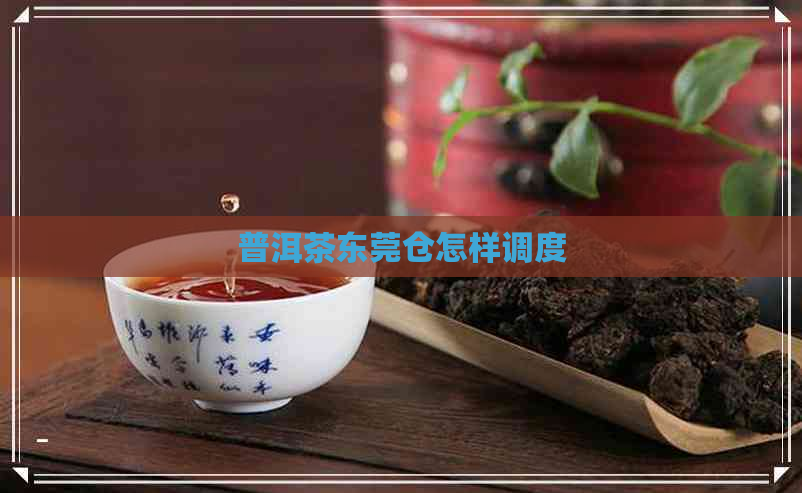 普洱茶东莞仓怎样调度