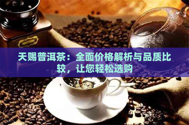 天赐普洱茶：全面价格解析与品质比较，让您轻松选购