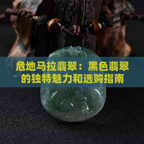 危地马拉翡翠：黑色翡翠的独特魅力和选购指南