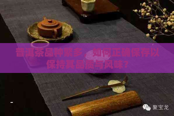 普洱茶品种繁多，如何正确保存以保持其品质与风味？